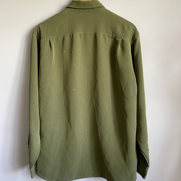 Columbia Men's Green Button Down Omni Shield Long Sleeve Shirt Size Large - Picture 6 of 12